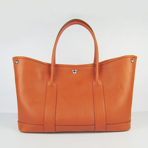 7A Hermes Garden Party Bag Orange H2805 Replica - Click Image to Close